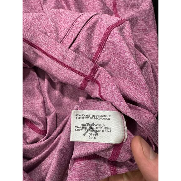 Coolibar Hoodie Purple Heather Small UPF 50 Sun Protection Ltweight Breathable - Picture 6 of 12